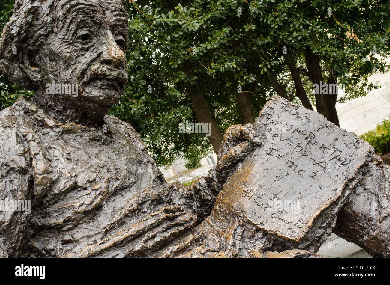 Albert Einstein memorial, Washington DC Stock Photo