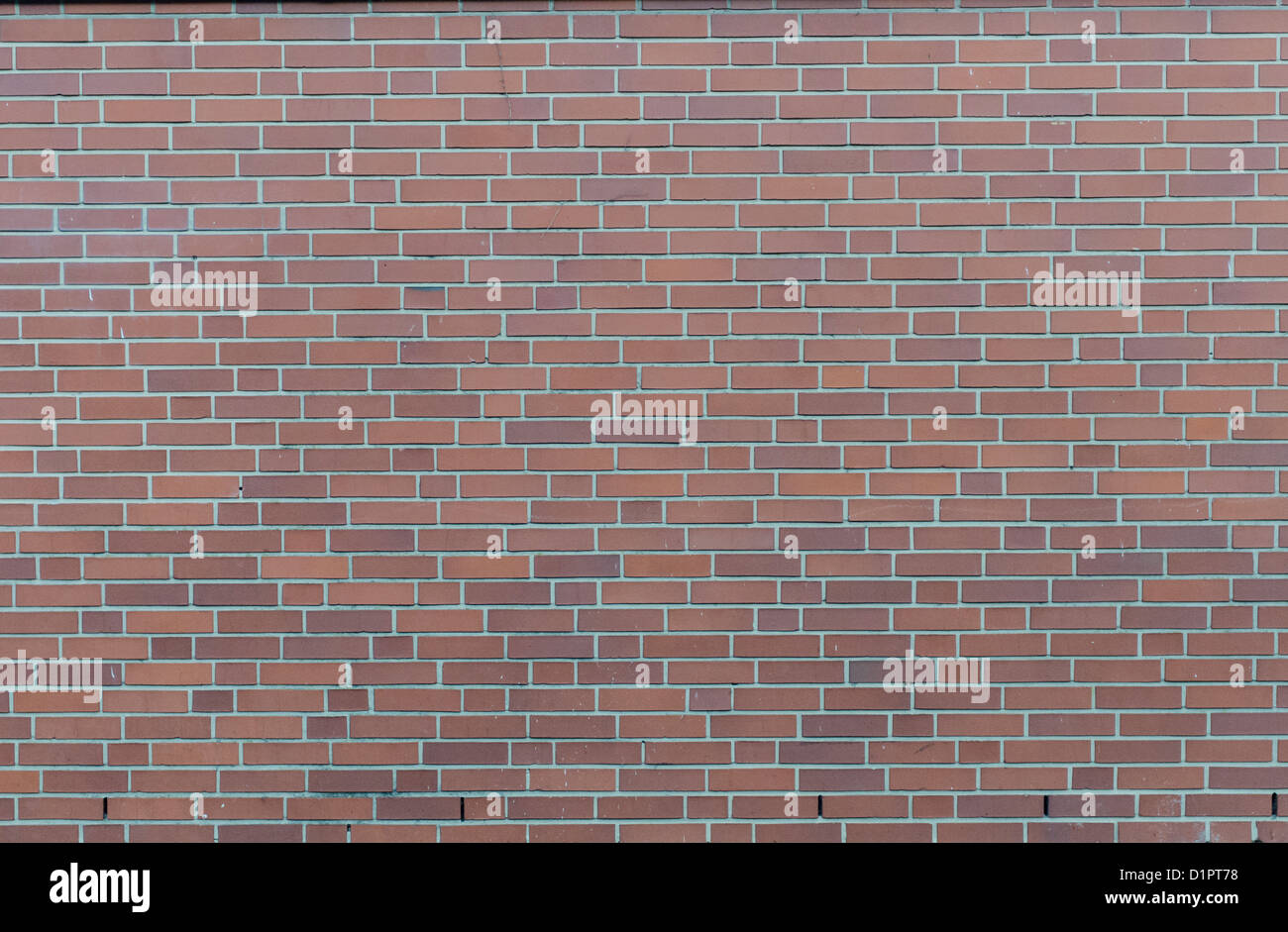 Modern Contemporary Red Brick Wall Stock Photo