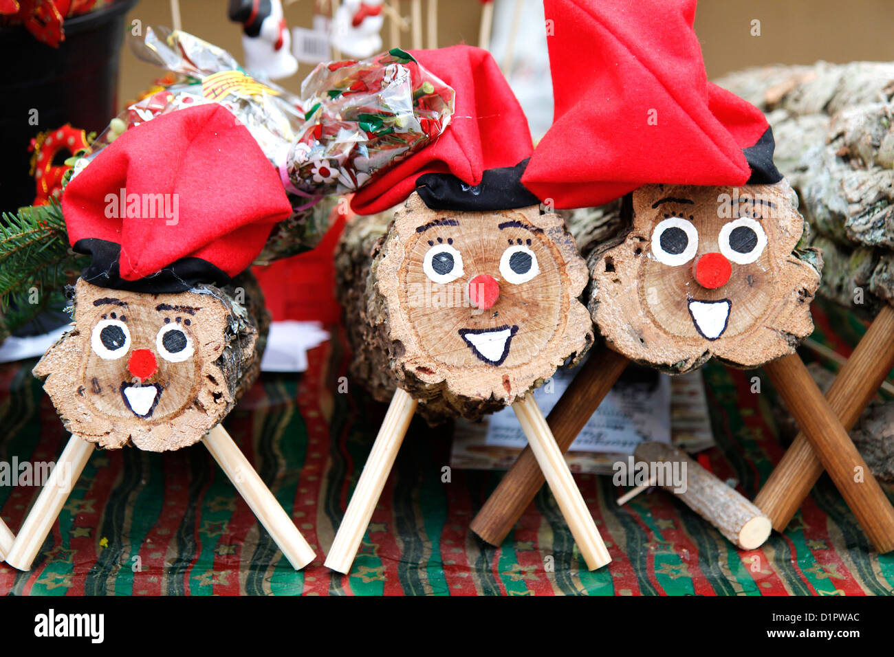 Christmas logs. Typical tradition in Catalonia, Spain Stock Photo - Alamy