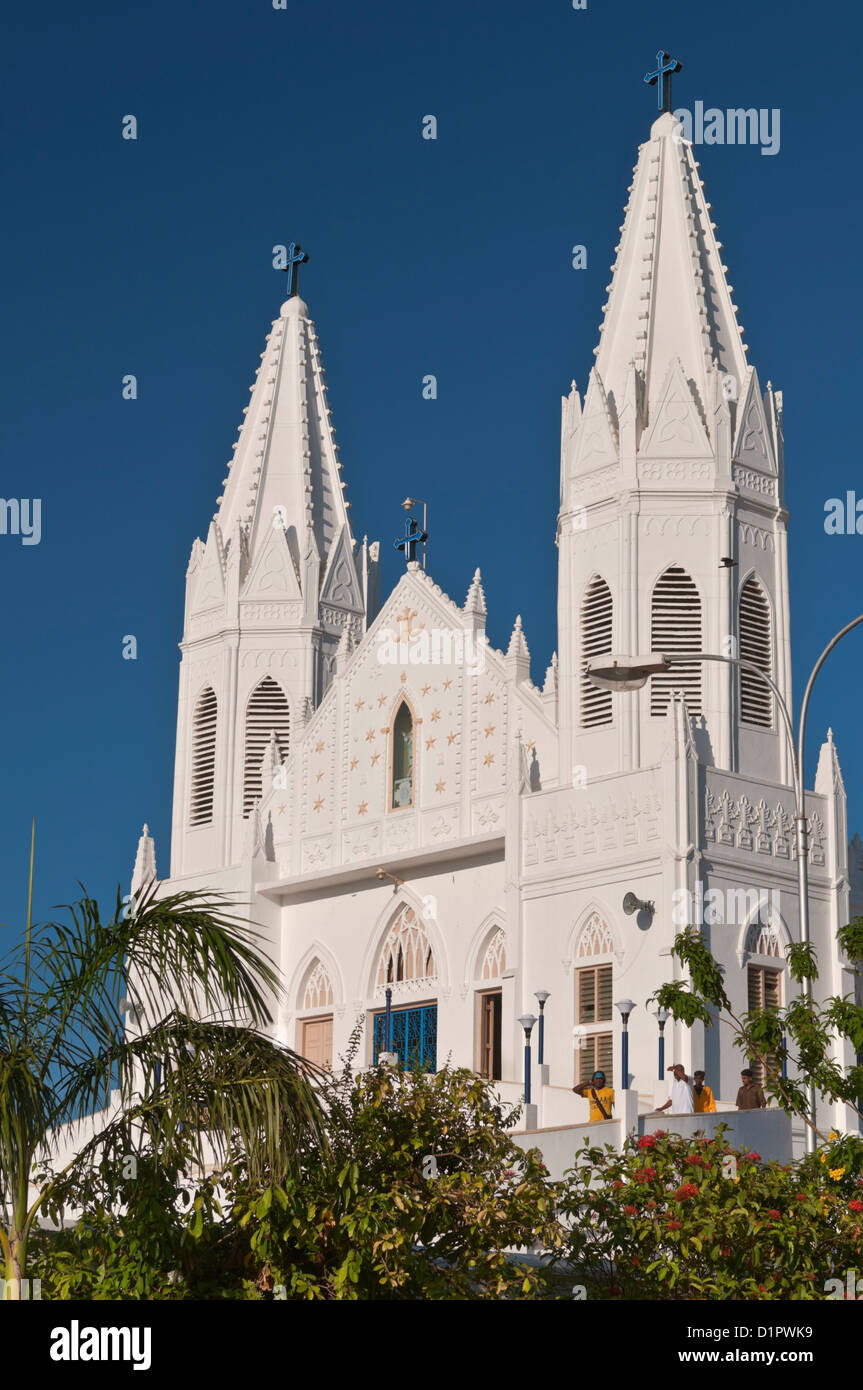 Shrine Basilica of Our Lady of Good Health Velankanni Tamil Nadu India Stock Photo