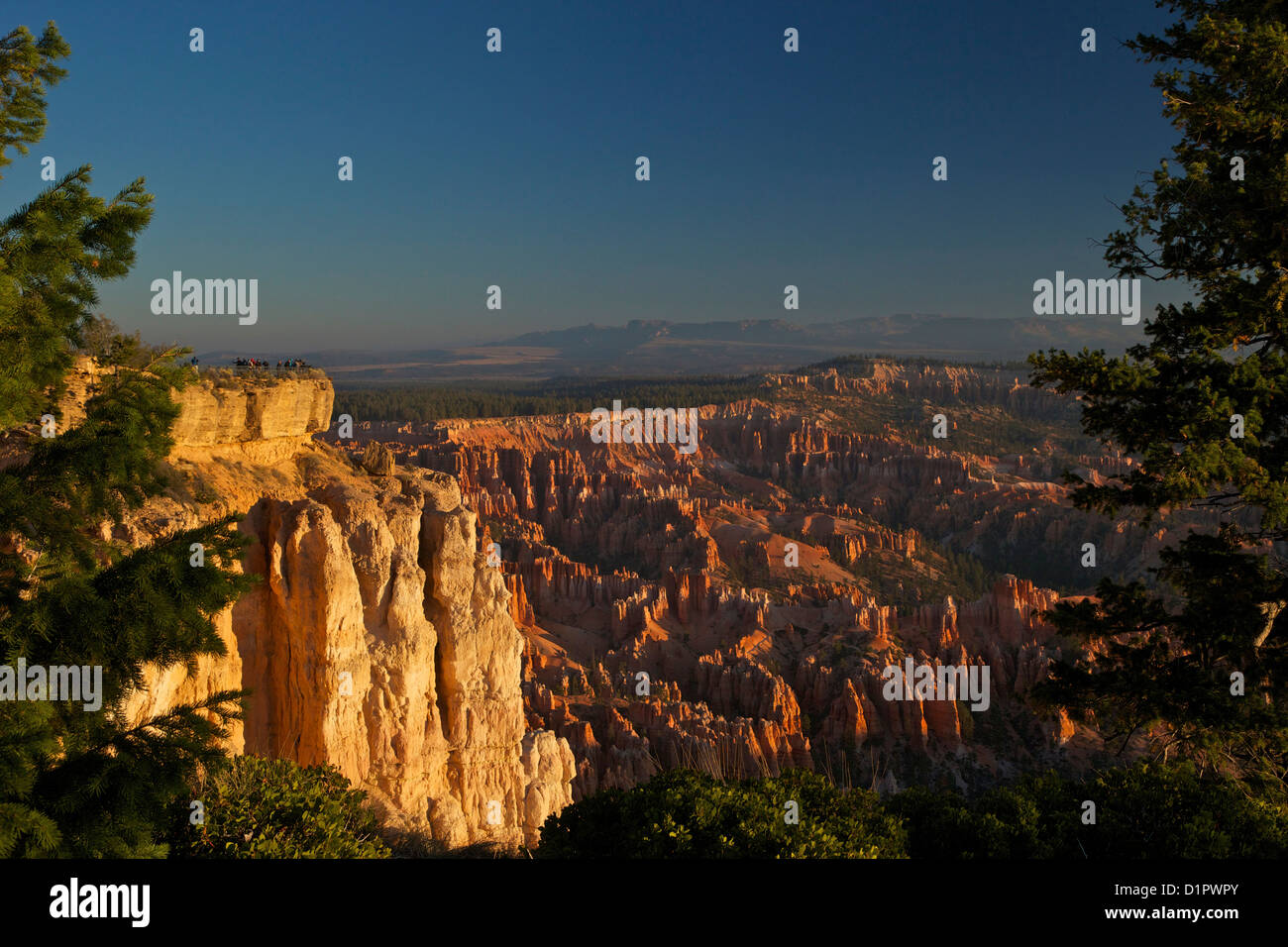 Sunrise from Bryce Point, Bryce Canyon National Park, Utah, USA Stock Photo