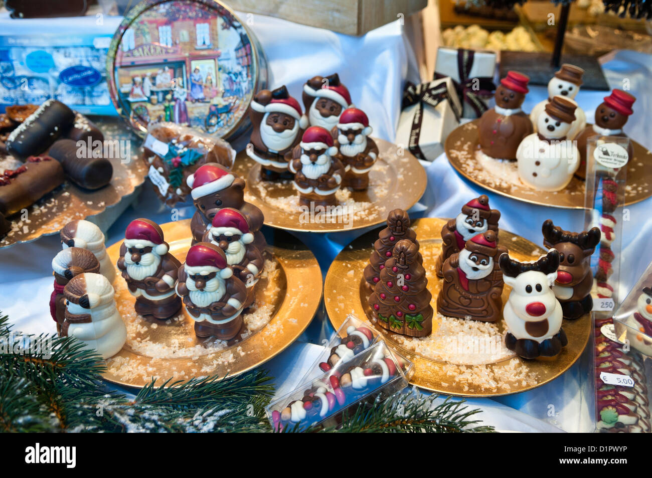 Christmas belgium chocolate hi-res stock photography and images - Alamy