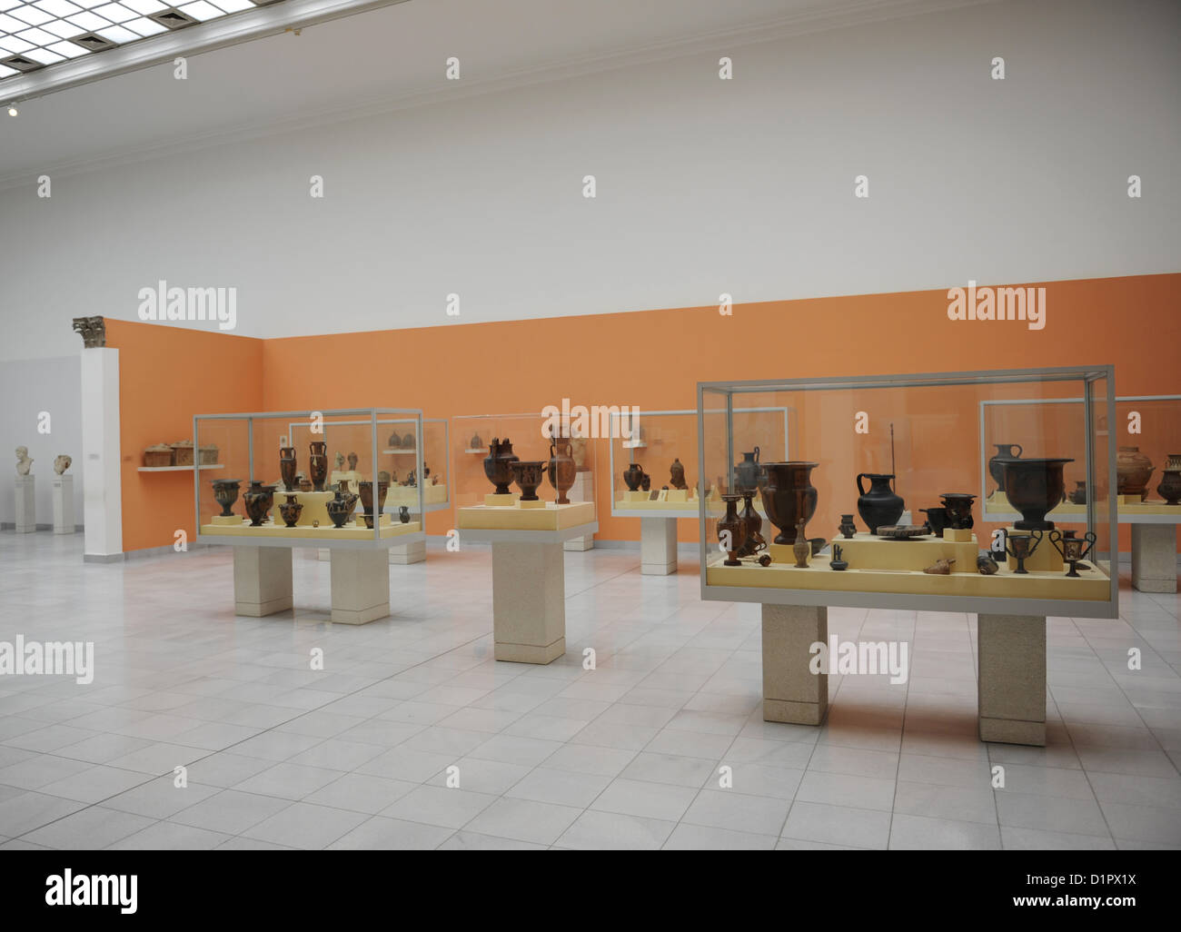 Hungary. Budapest. Museum of Fine Arts. Interior. Stock Photo