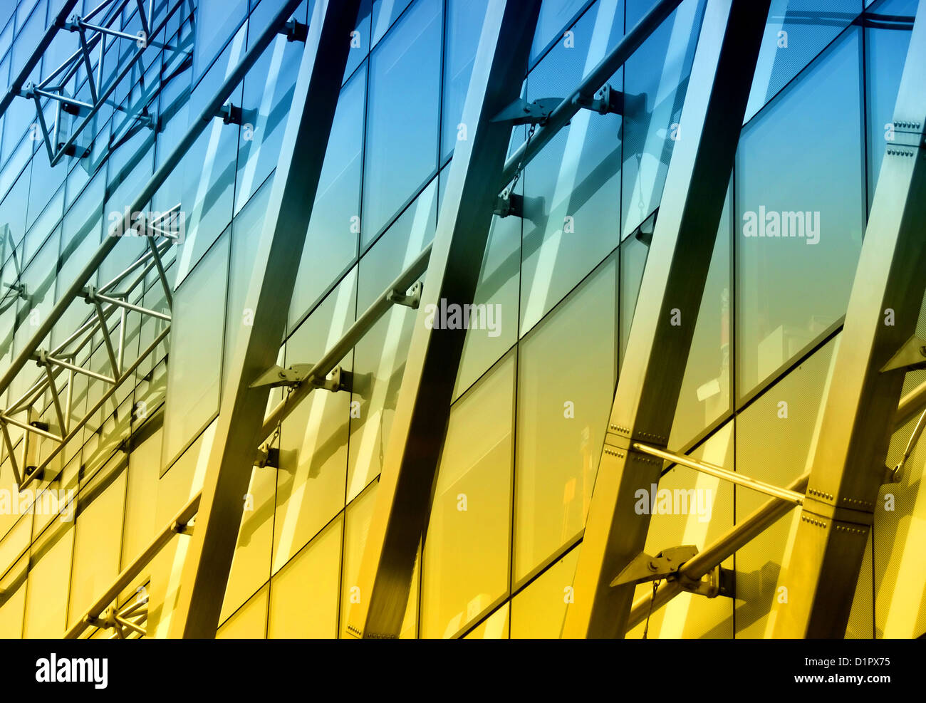 abstract detail of a modern building Stock Photo