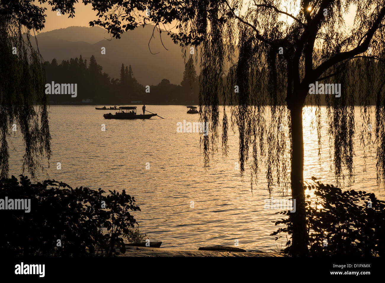 Xihu, Hangzhou, Zhejiang, China. Stock Photo