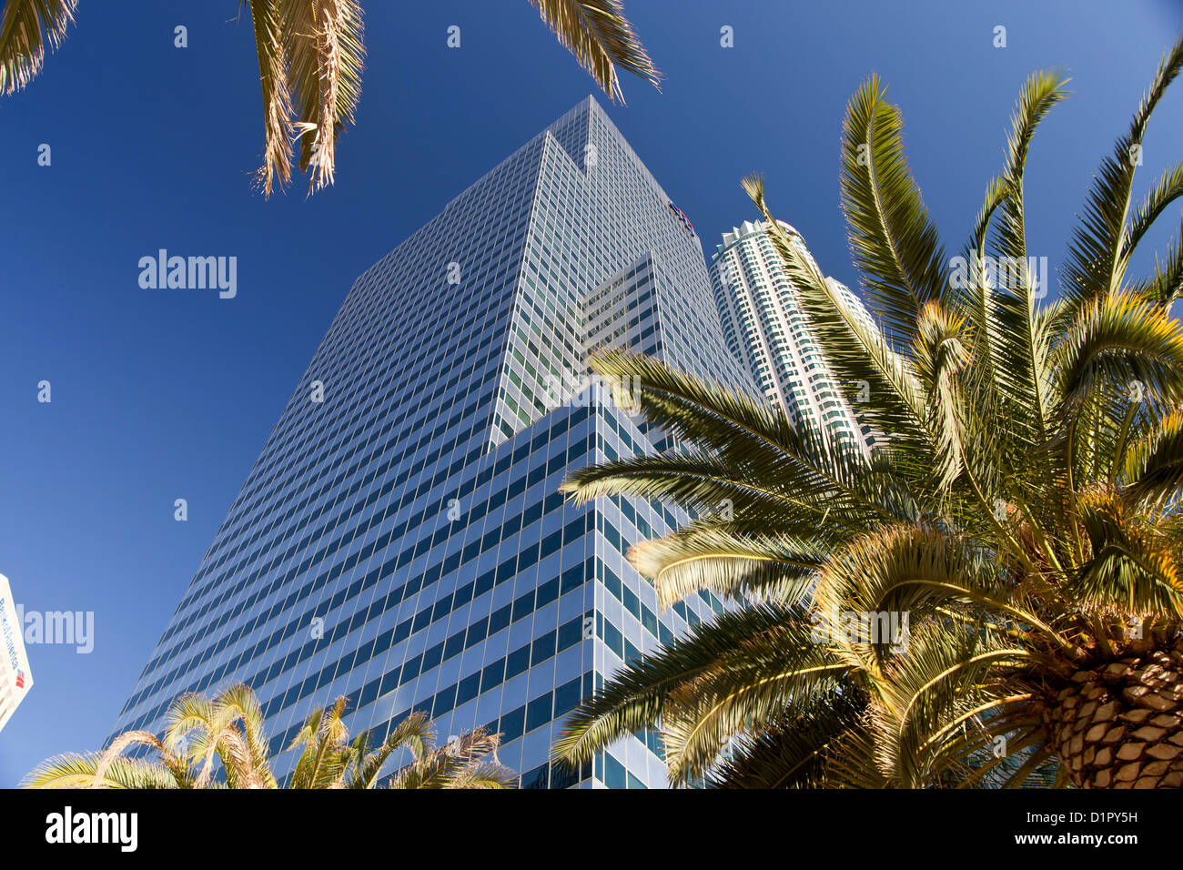Citibank Tower, Downtown Los Angeles, California, United States of America, USA Stock Photo