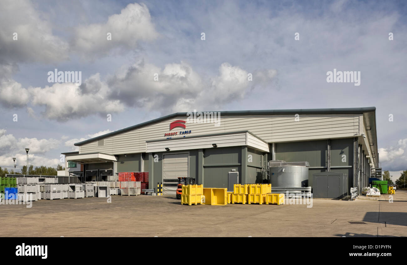 Direct Table Foods bacon and meat processing plant and offices, Bury St