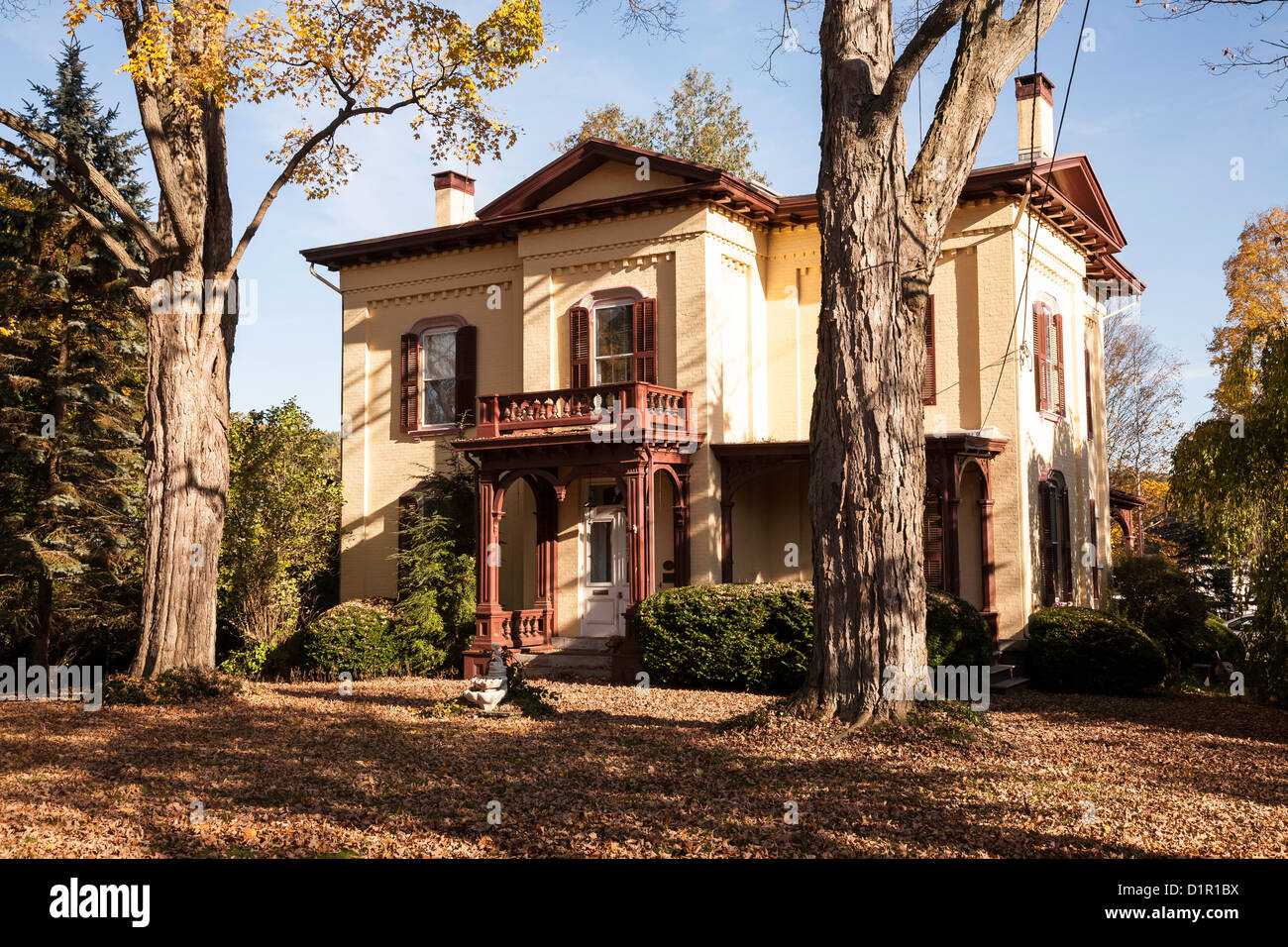 The J.P. Sill Historic House, Cooperstown, NY Stock Photo Alamy