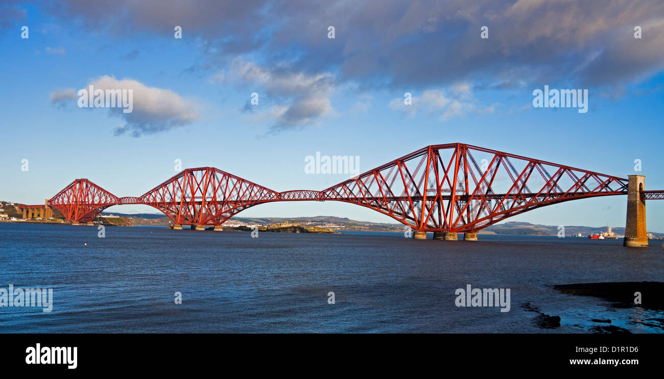 Forth Rail Bridge, South Queensferry, Edinburgh, Scotland, UK,Europe Stock Photo