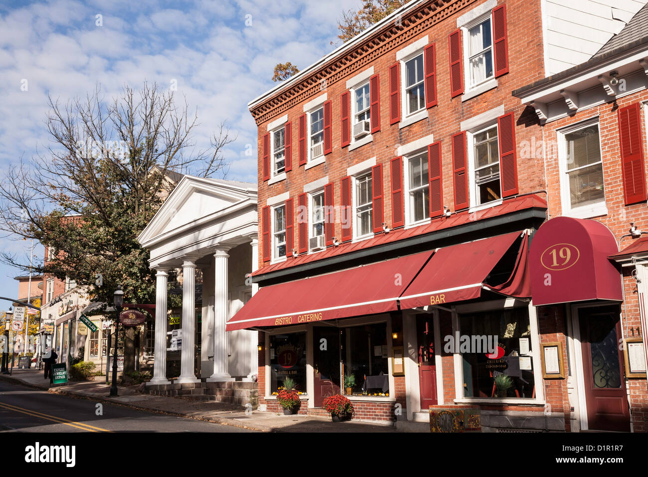 North Main Street in Doylestown, PA Stock Photo Alamy