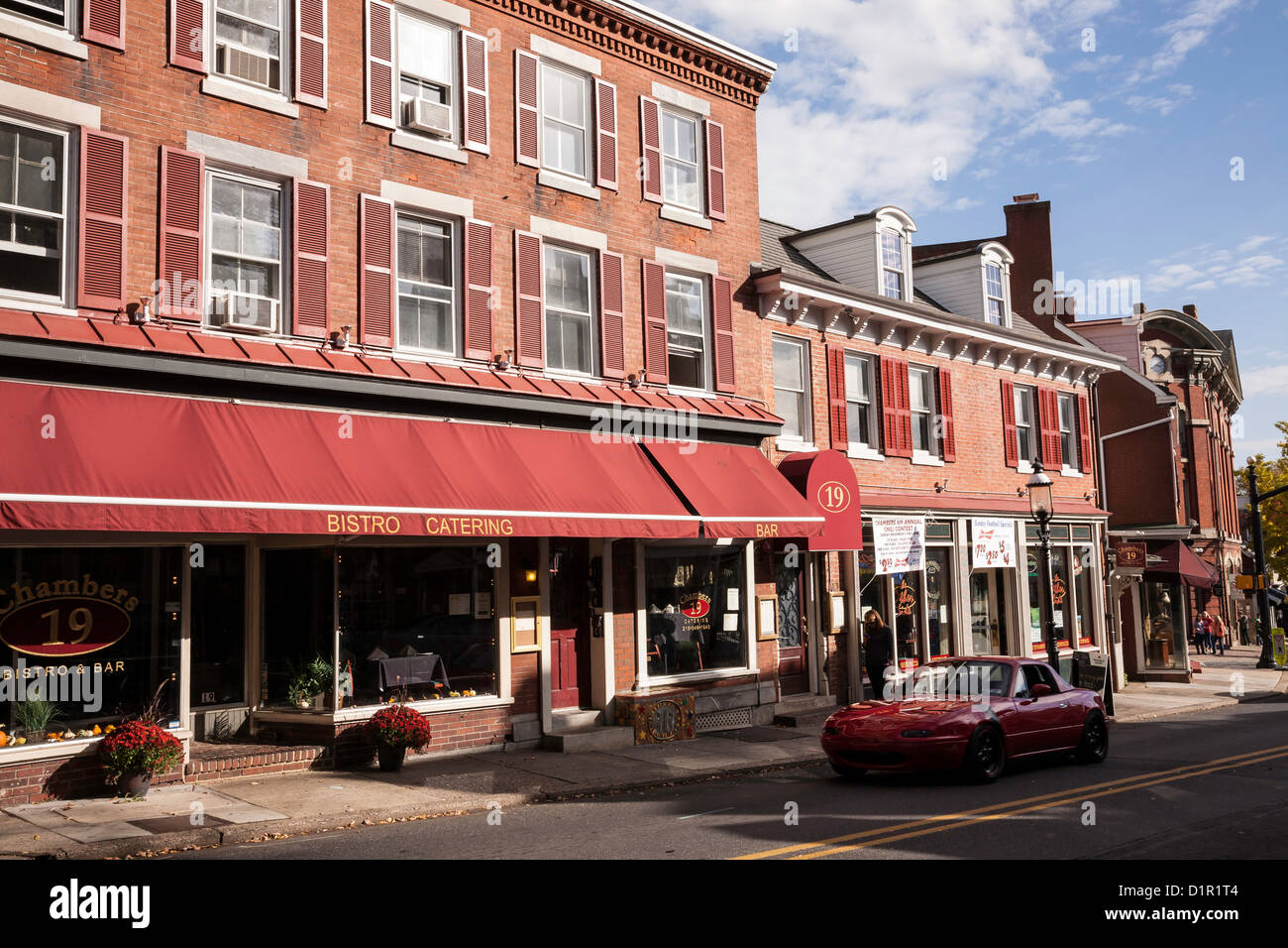 North Main Street in Doylestown, PA Stock Photo Alamy