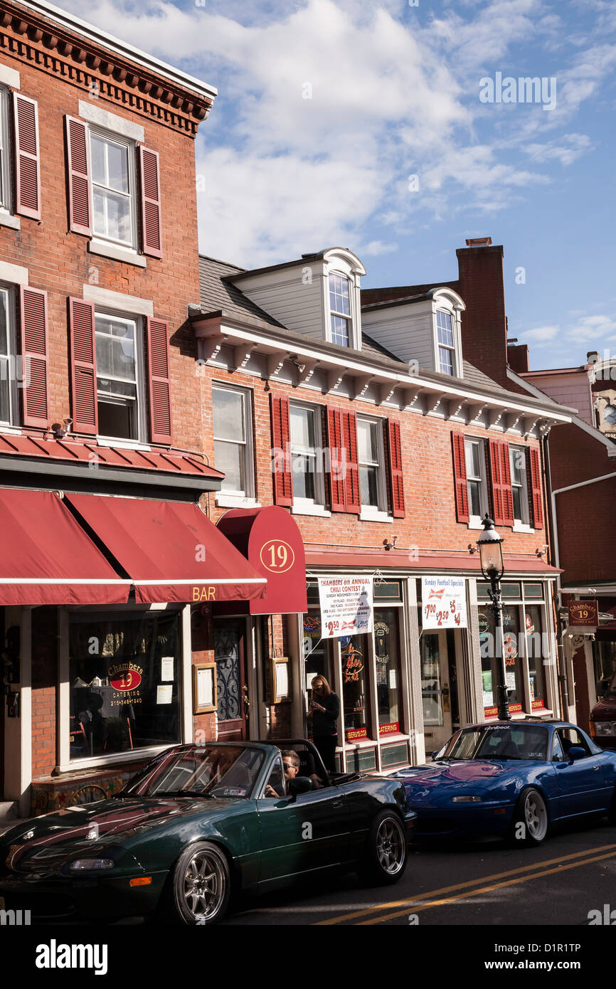 North Main Street in Doylestown, PA Stock Photo Alamy