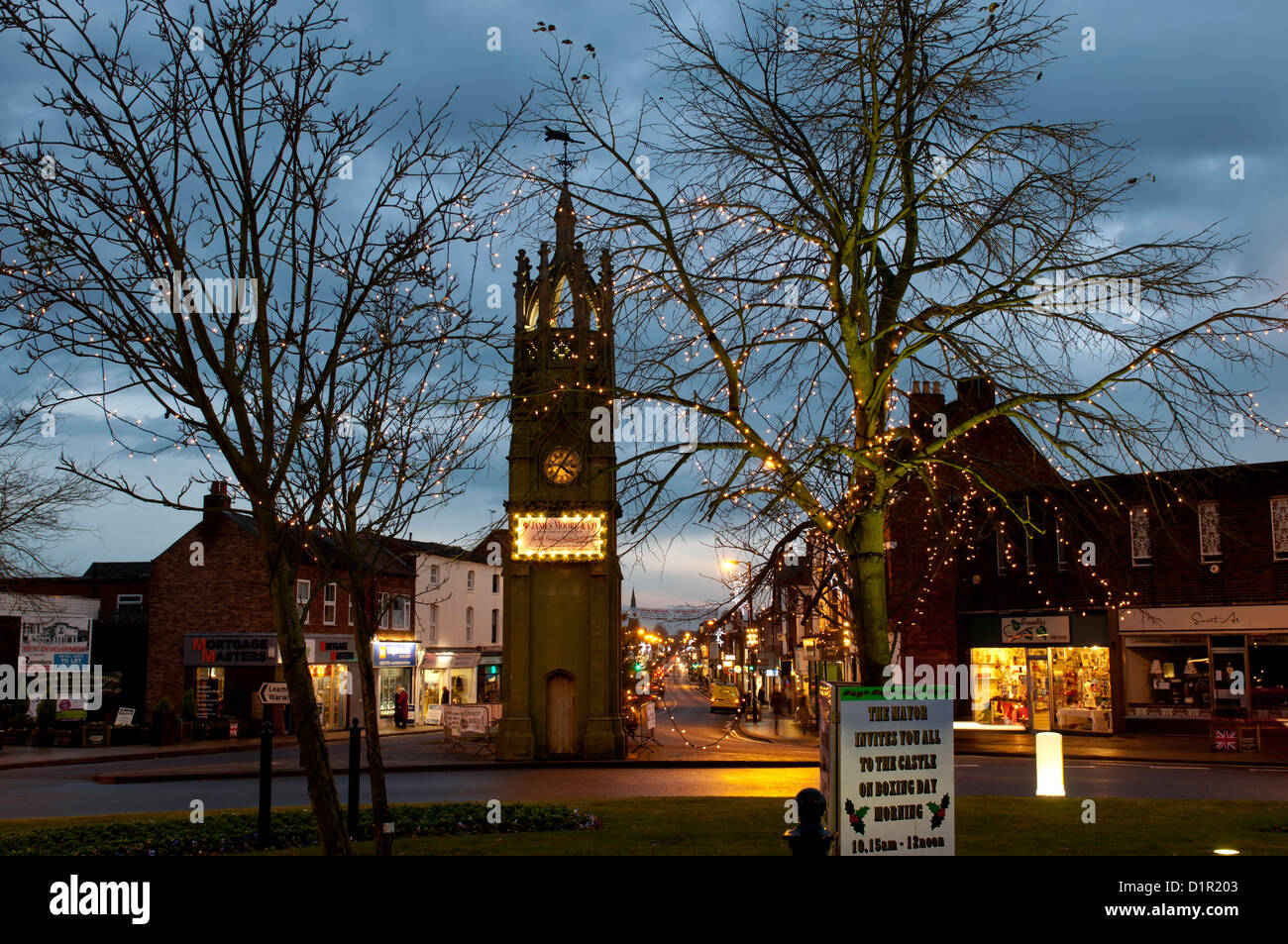 Kenilworth at Christmas, Warwickshire, UK Stock Photo Alamy
