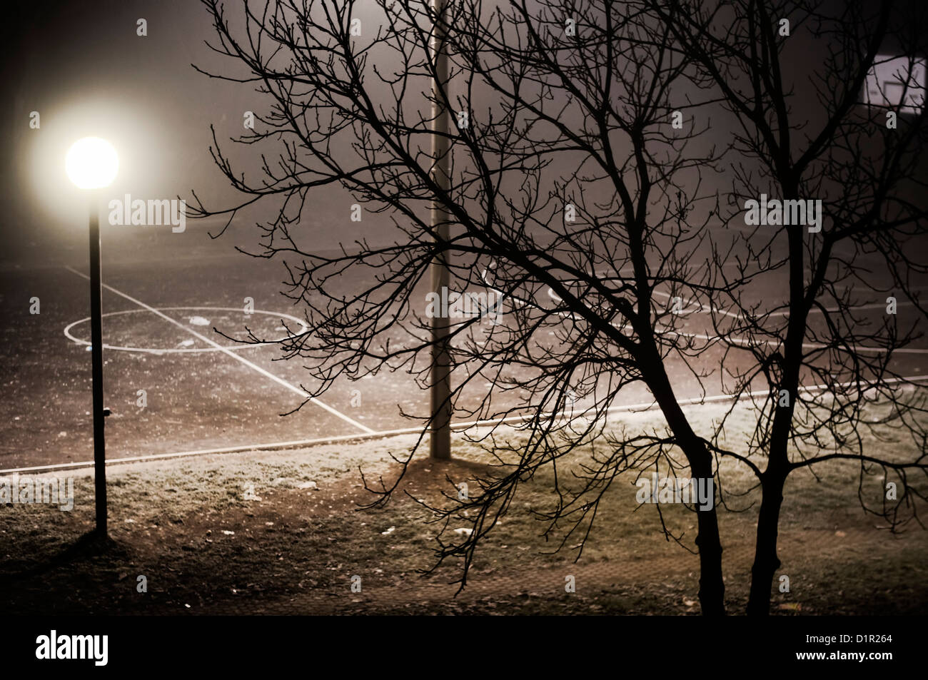 Gloomy Night Stock Photo Alamy