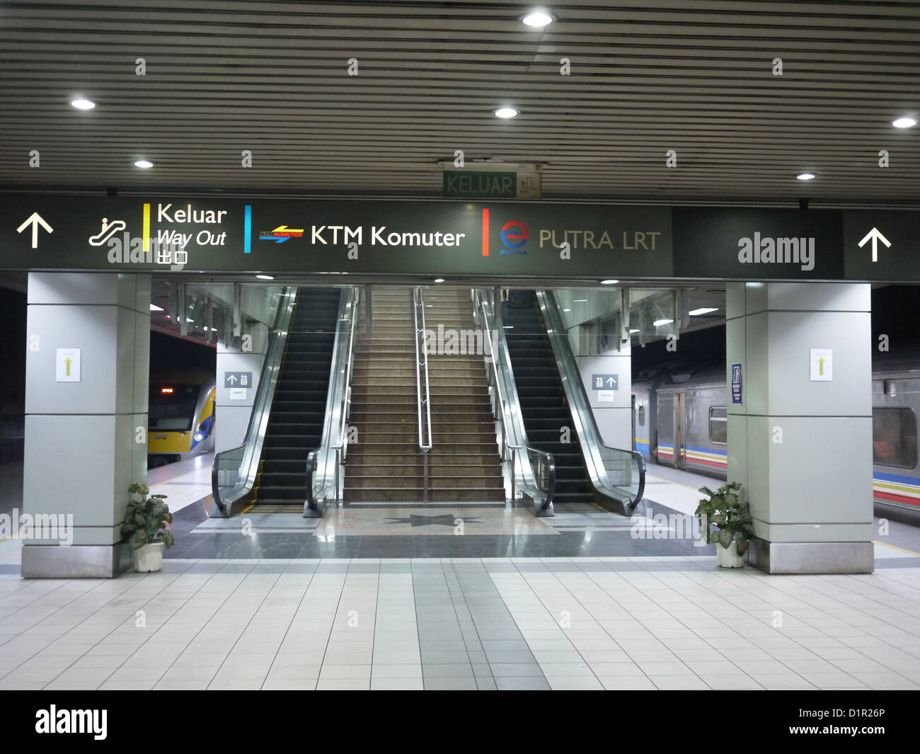 Kuala Lumpur train station Stock Photo - Alamy