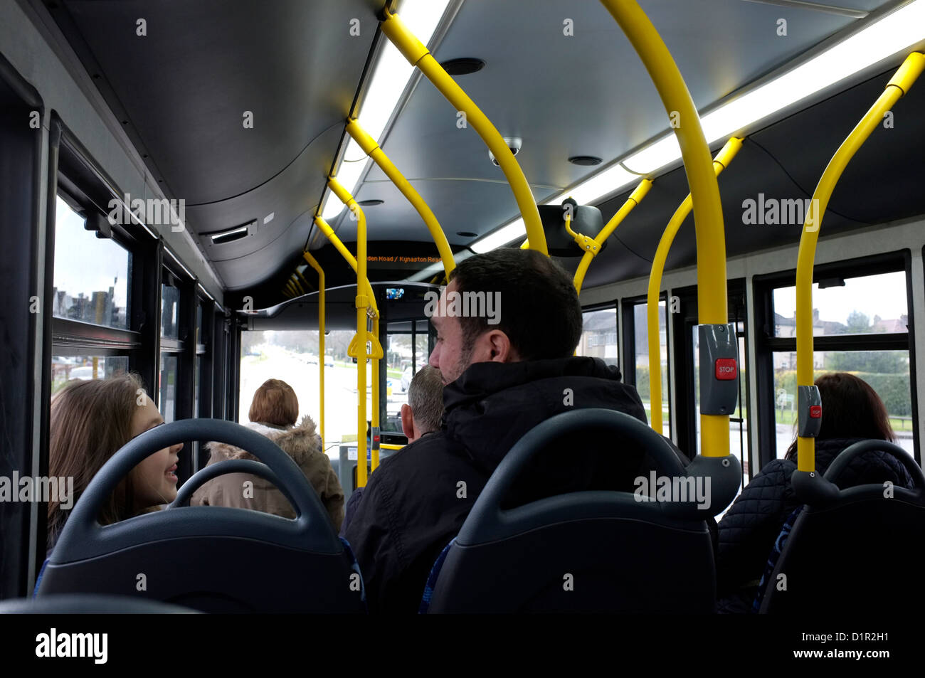 bus travel in kent uk 2012 Stock Photo