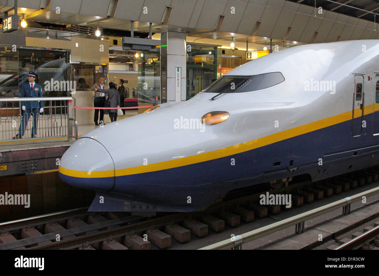 The Joetsu Shinkansen E4 series at Tokyo Station Japan Stock Photo