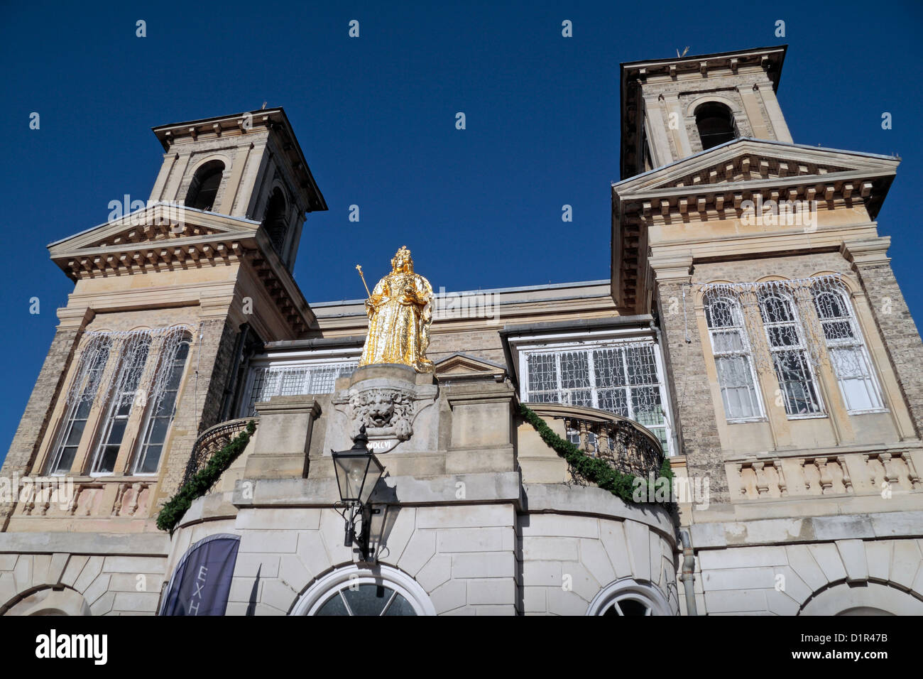 Looking up at Market House (site of Kingston Upon Thames Tourist