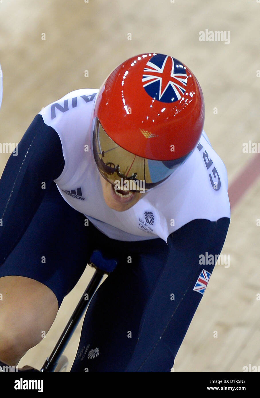 Victoria Pendleton (GBR, Great Britain. Track Cycling Stock Photo