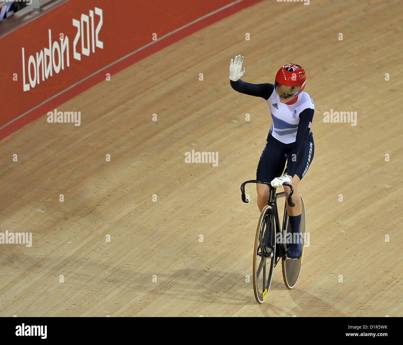 Victoria Pendleton (GBR, Great Britain). Track Cycling Stock Photo