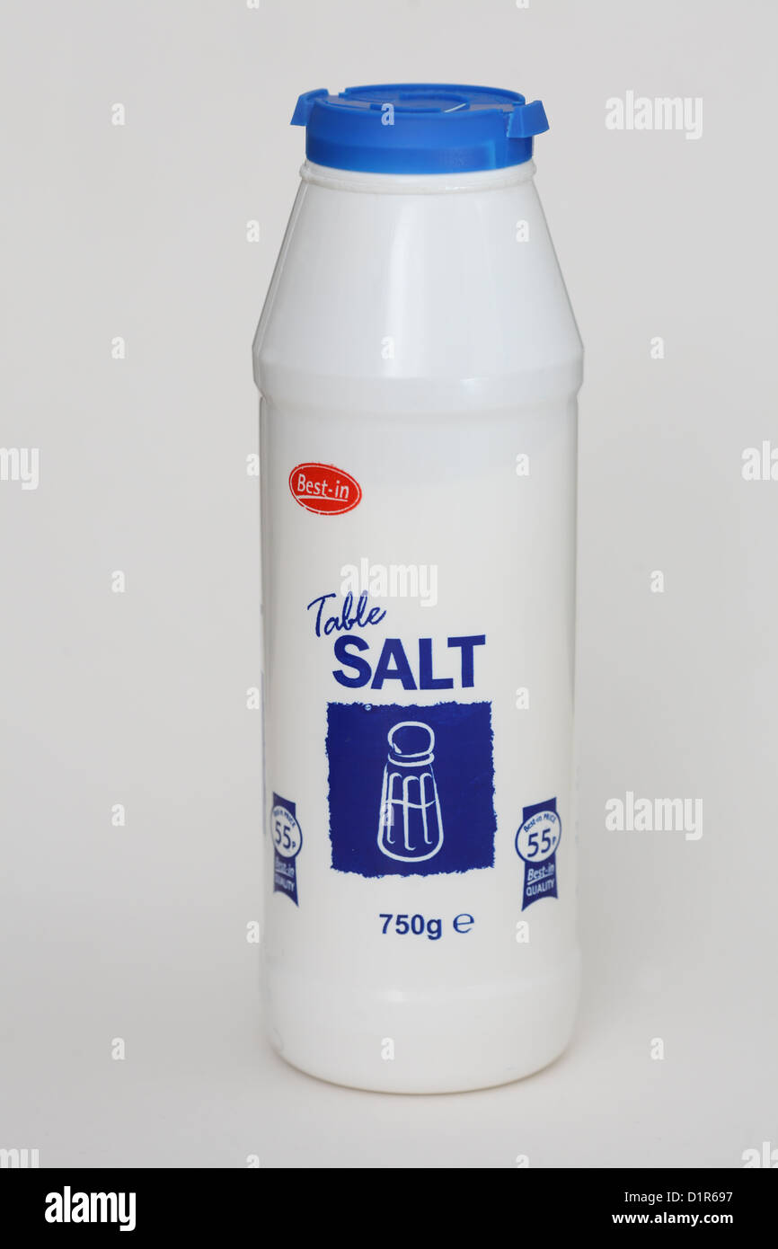 Table Salt container Stock Photo - Alamy