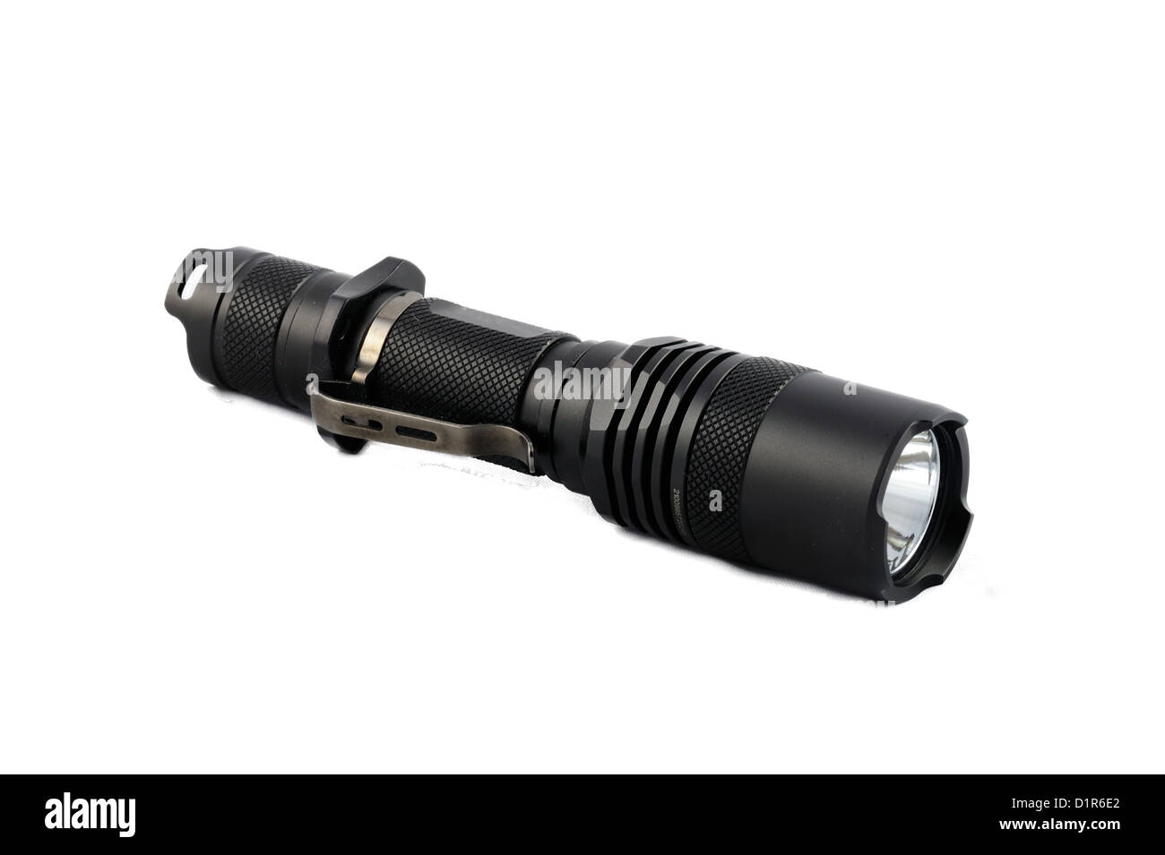 Isolated flashlight on the white background Stock Photo - Alamy