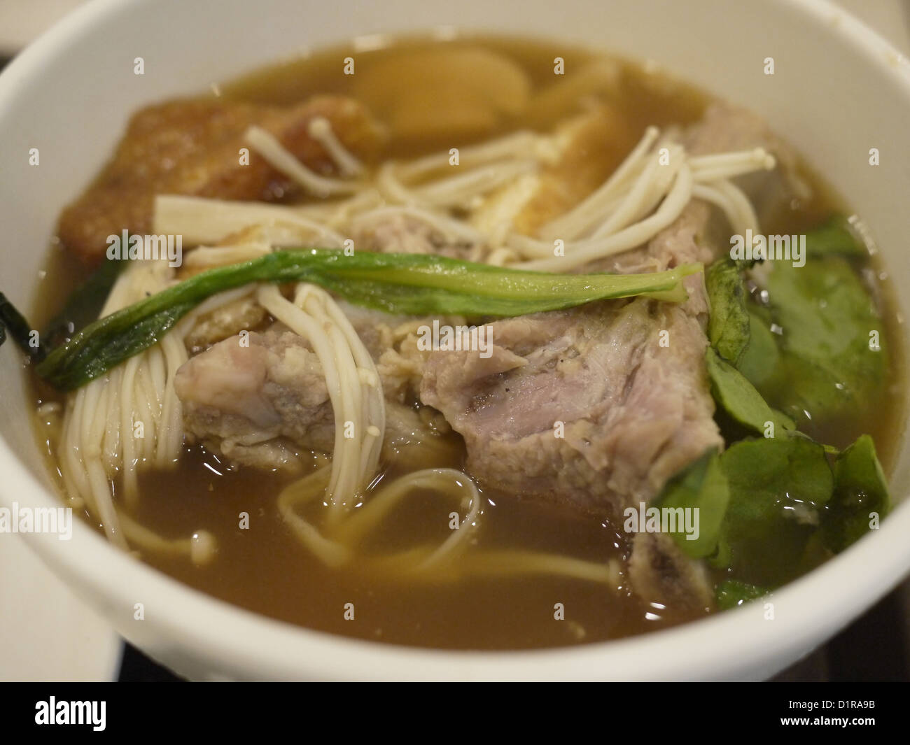 Bak kut teh "meat bone tea" popular soup singapore Stock Photo Alamy