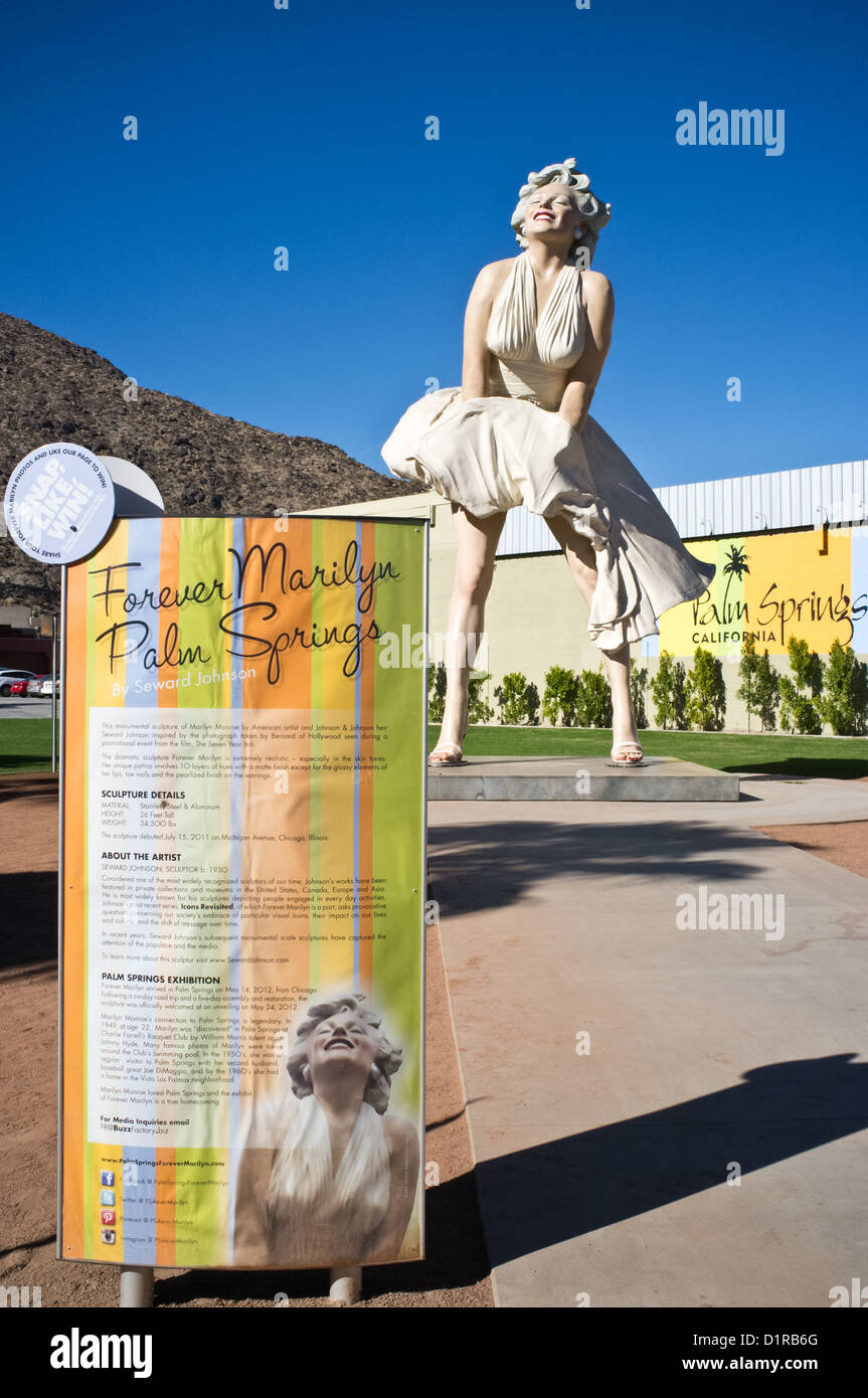 Marilyn Monroe Palm Springs Palm Springs Color Retro 