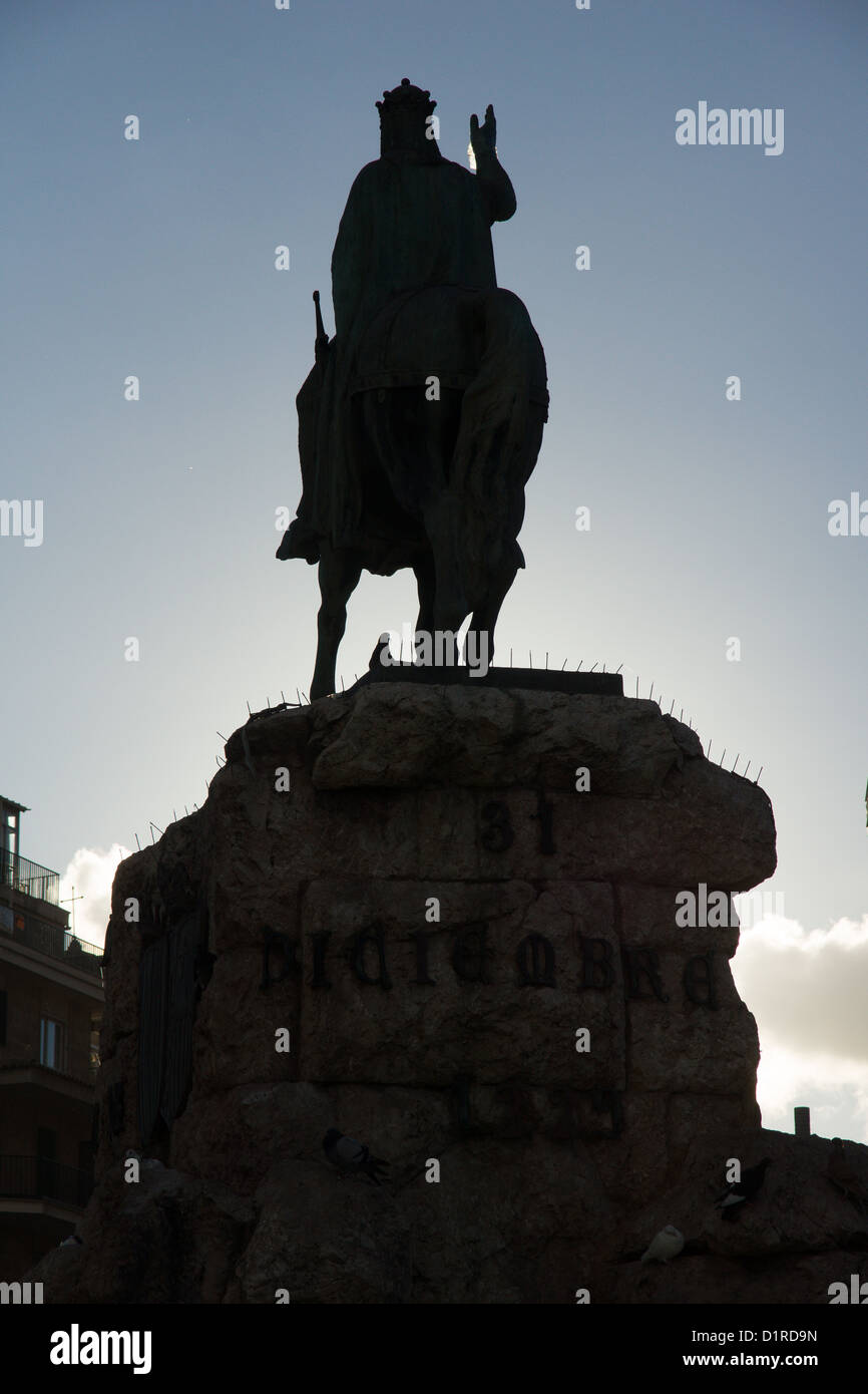 Placa d'Espanya, Palma, Mallorca, Balearic islands, Spain, europe Stock Photo