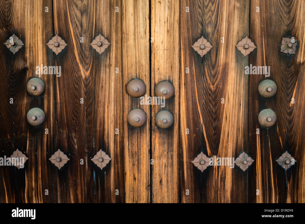 The details of a wooden door in Kyoto, Japan Stock Photo - Alamy