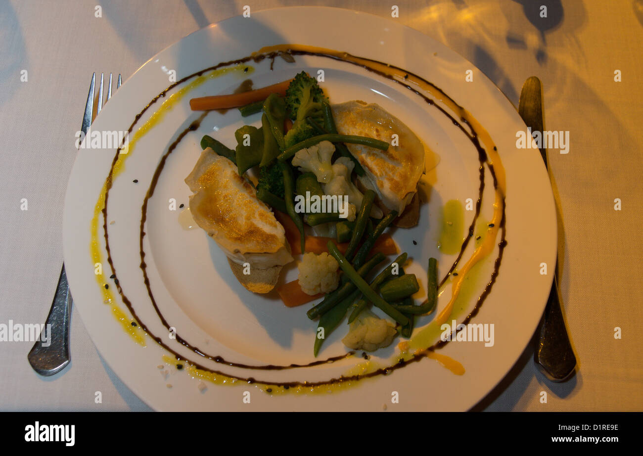 Typical Mediterranean food Stock Photo