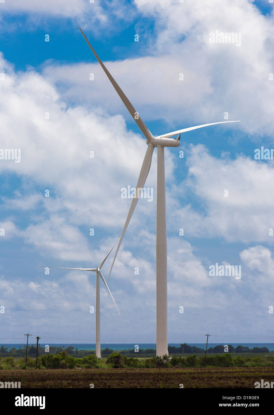 PONCE, PUERTO RICO Windmills generating electricity from wind power