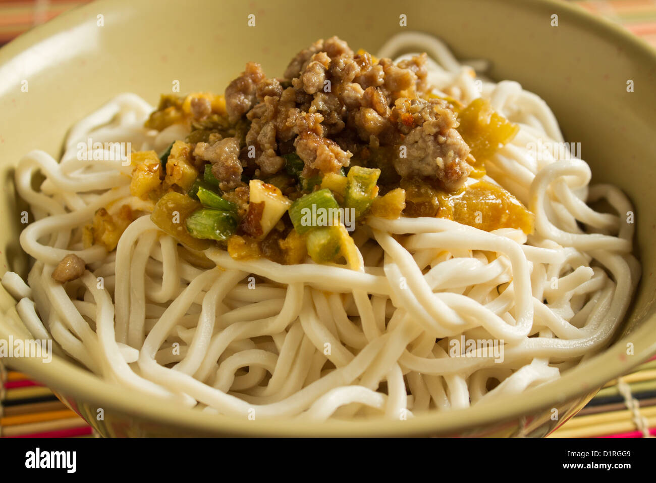 Dan Dan Noodles, The Sichuan Classic Stock Photo - Alamy