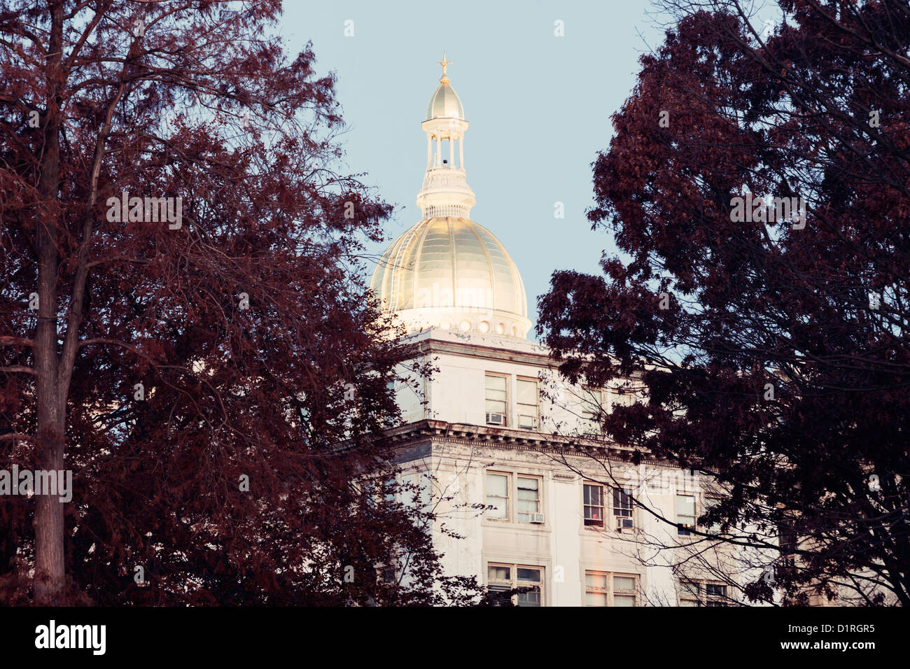 Trenton, New Jersey - State Capitol Building Stock Photo