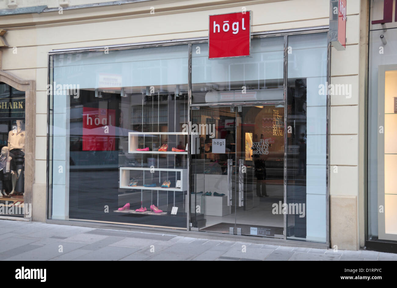 The Högl shoe store in Vienna (Wien), Austria Stock Photo - Alamy