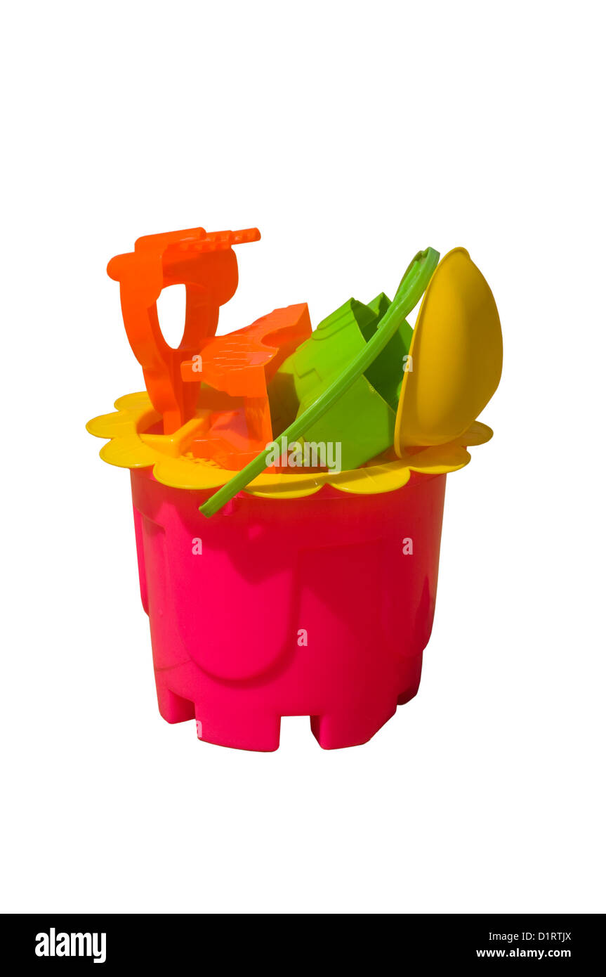 bright-coloured-buckets-and-spades-hi-res-stock-photography-and-images