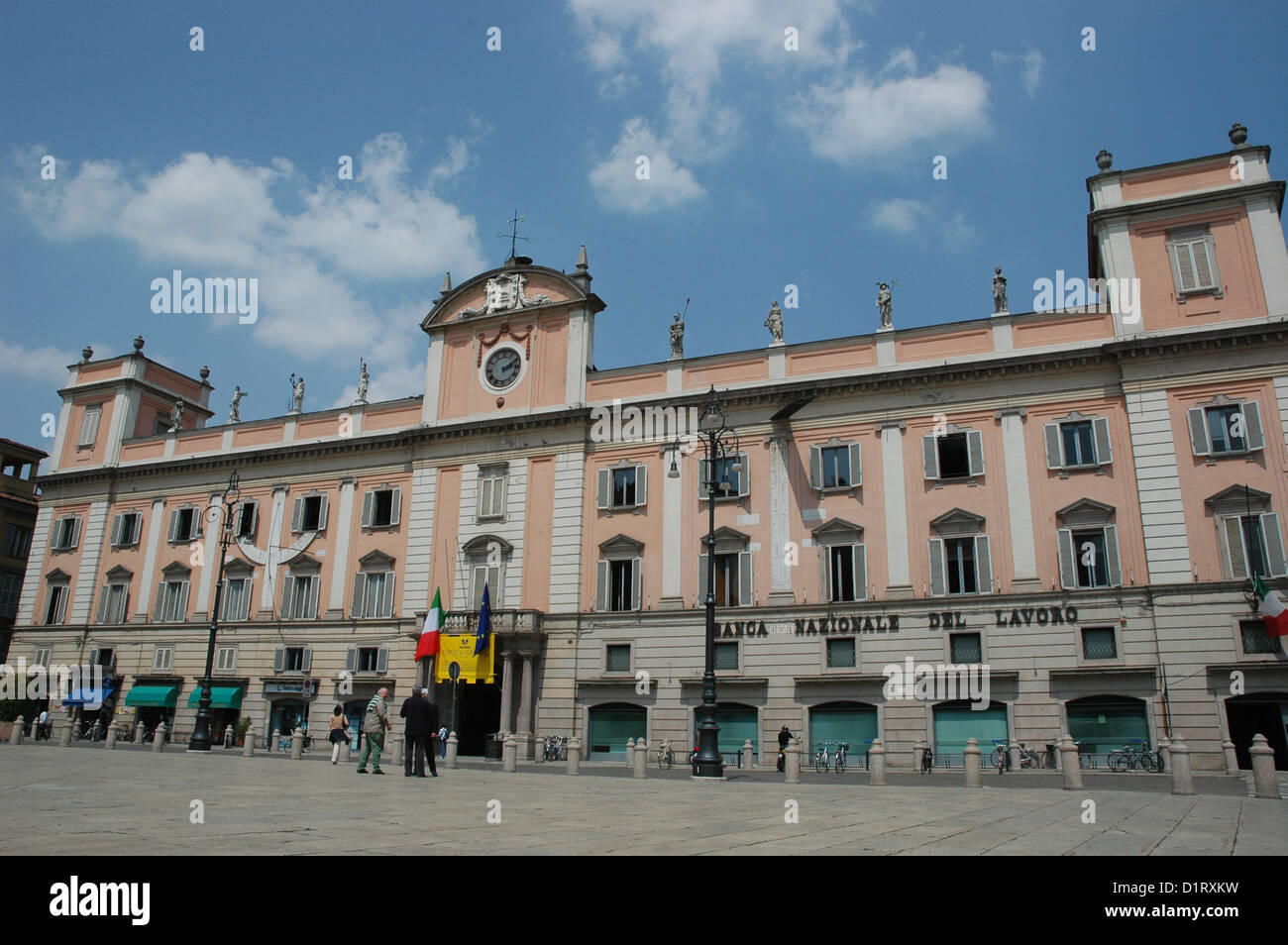 Piacenza, Emilia-Romagna, Italy, Piazza and Palazzo del Governatore Stock Photo