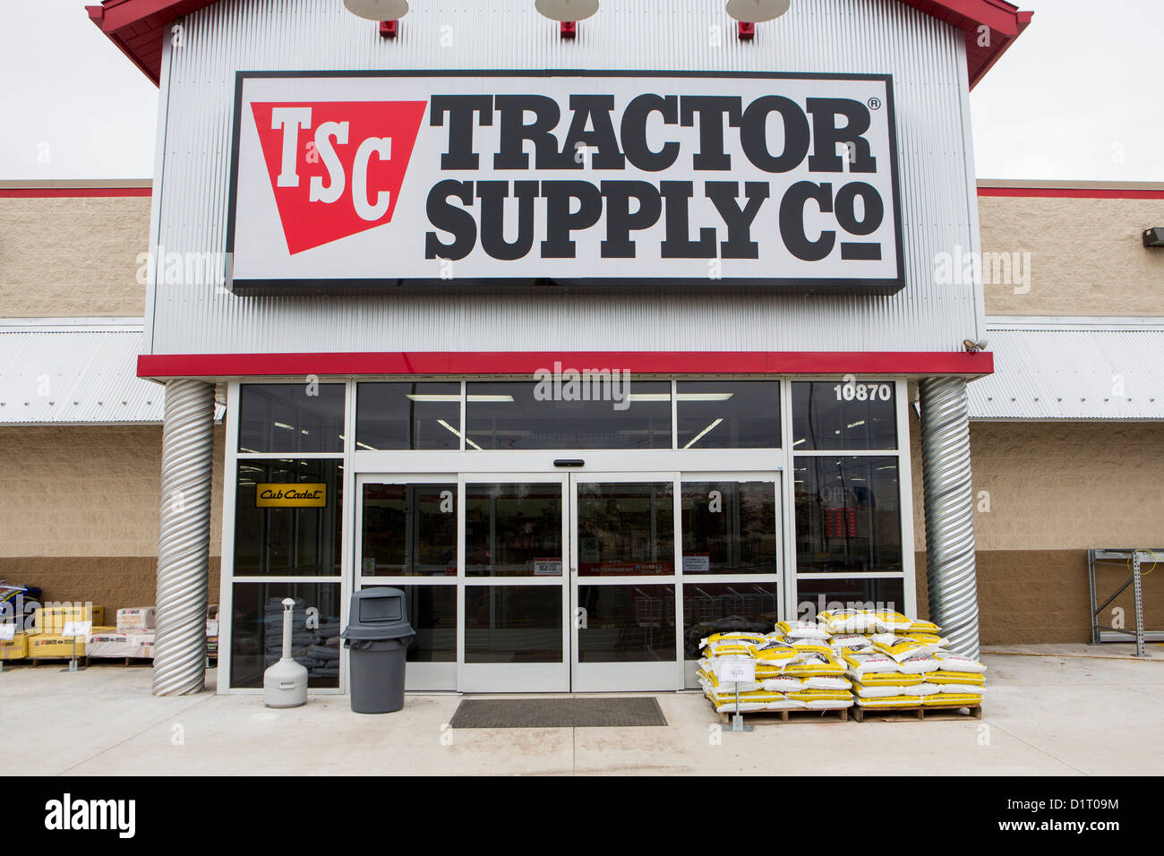 A Tractor Supply Company retail store.  Stock Photo