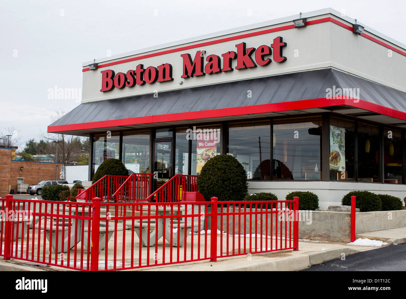 A Boston Market casual dining chain restaurant Stock Photo Alamy