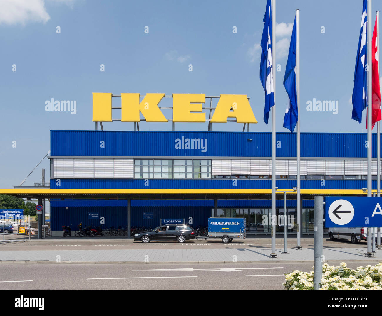 Ikea Store at Brunnthal near Munich, Bavaria, Germany Stock Photo - Alamy