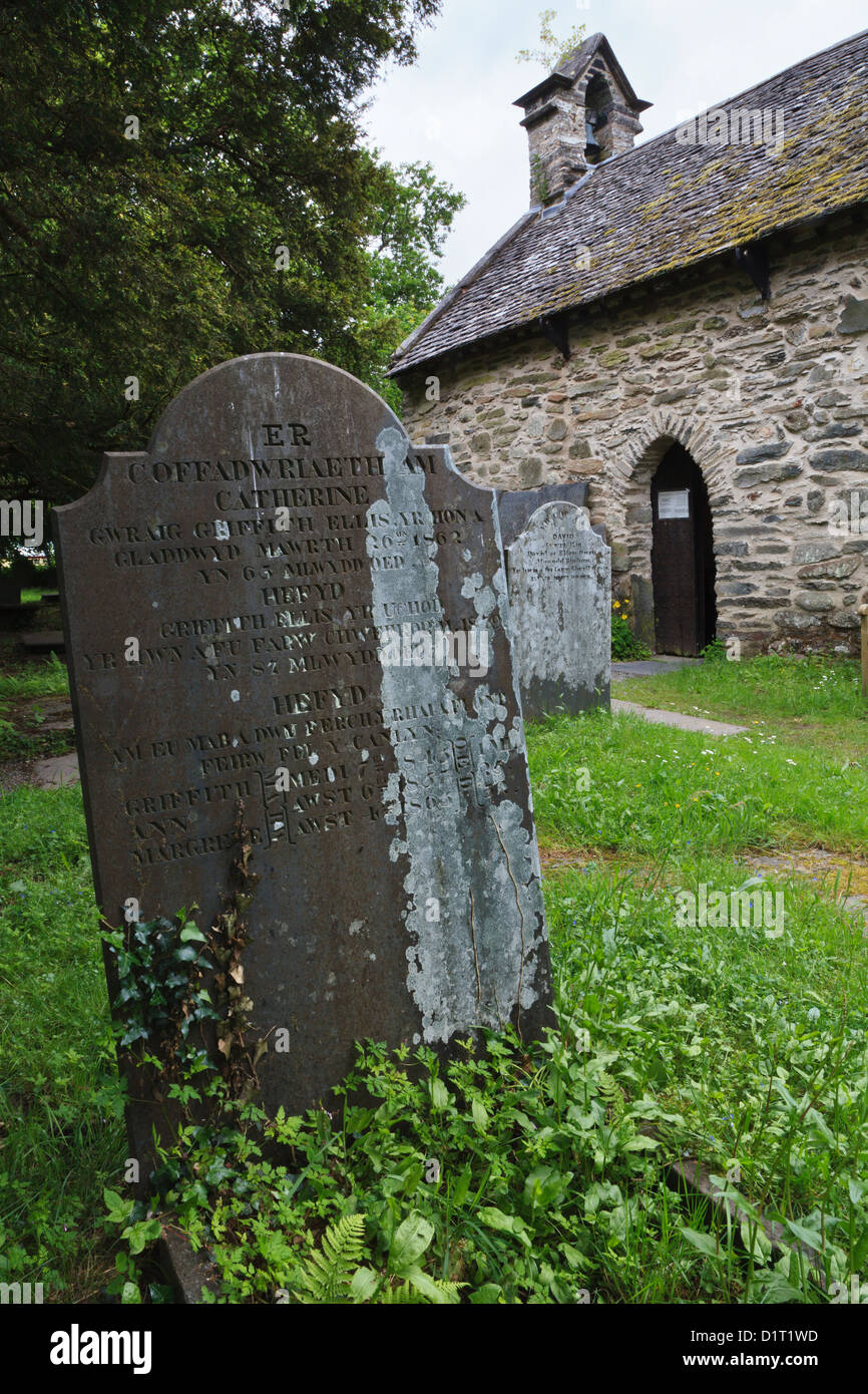 St Michael's ‘Old’ Church, Betws-y-Coed, Conwy, North Wales Stock Photo