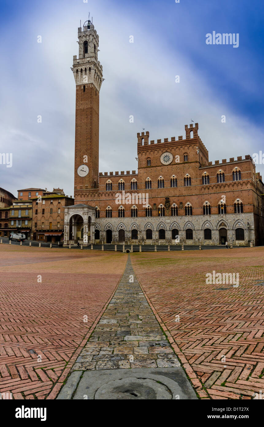 Piazza del campo Siena Stock Photo