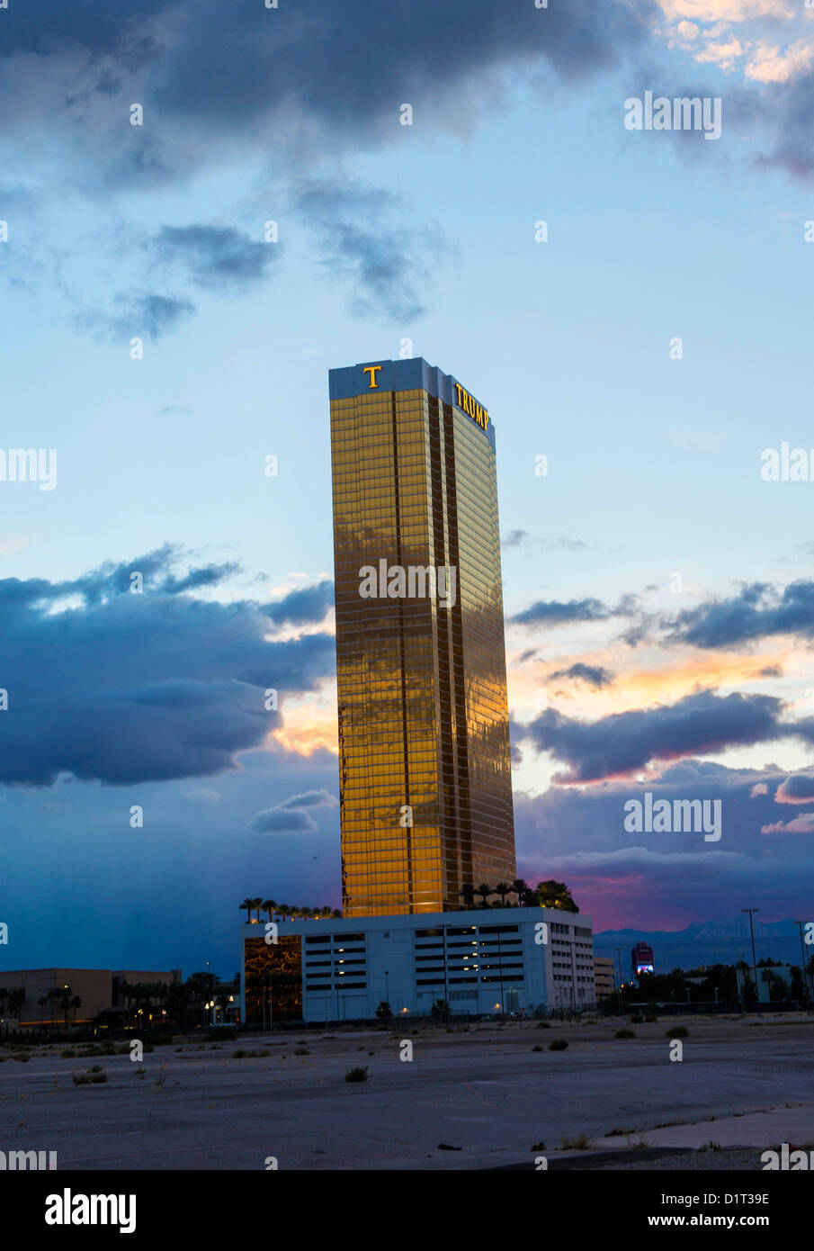 The Trump hotel and casino in Las Vegas Stock Photo - Alamy