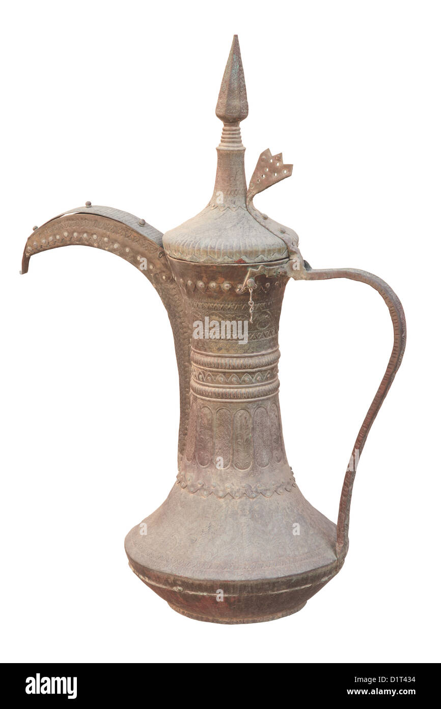 https://c8.alamy.com/comp/D1T434/traditional-arabian-coffee-pot-isolated-over-white-background-D1T434.jpg