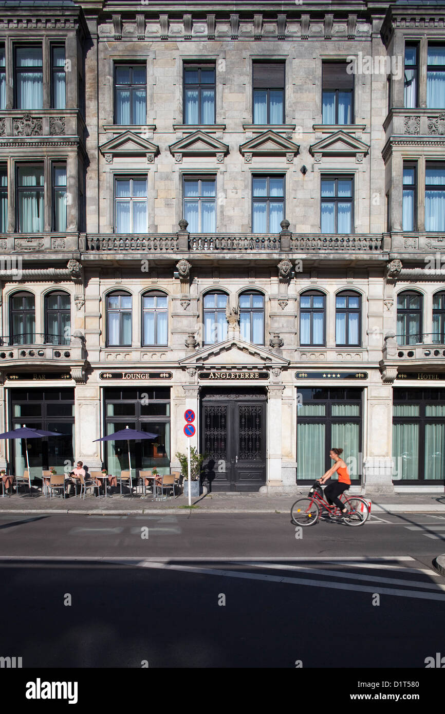 Berlin, Germany, the facade of the Angleterre Hotel Stock Photo