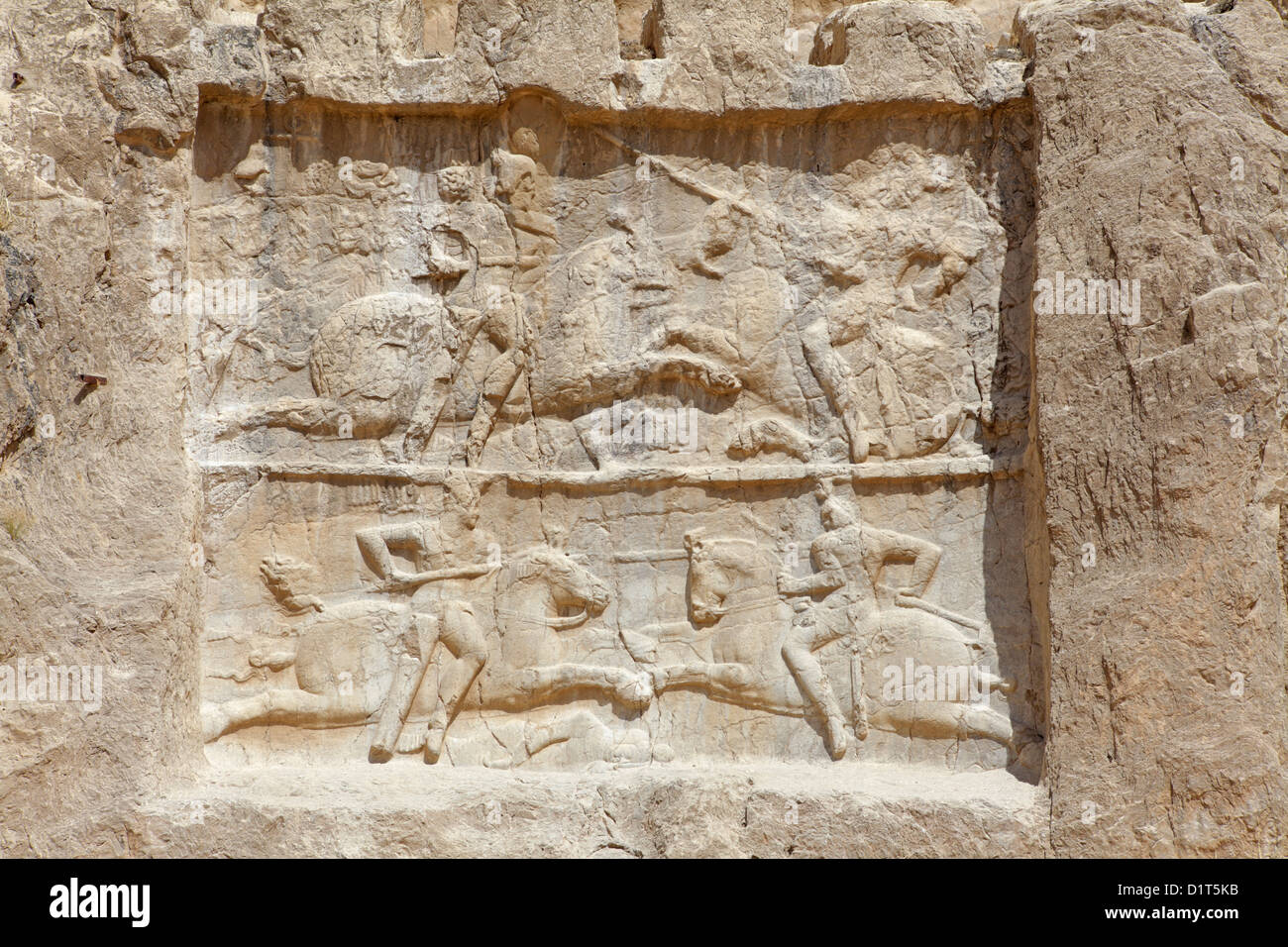 Victory of Bahram II at Naqsh-e Rostam necropolis near Persepolis, Iran ...