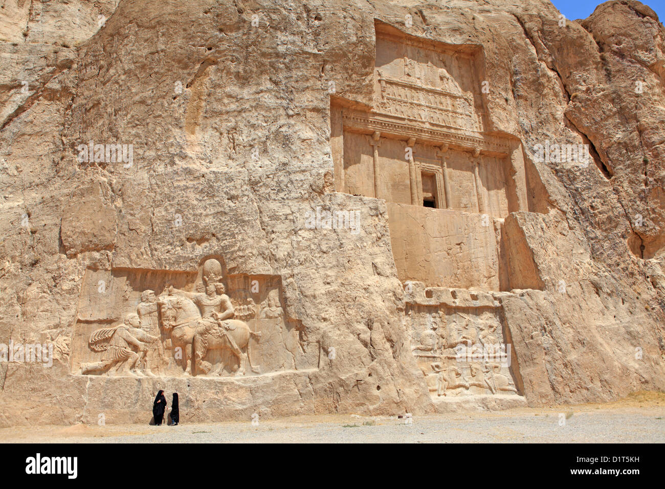 The tomb of Darius the Great at Naqshe Rostam necropolis near
