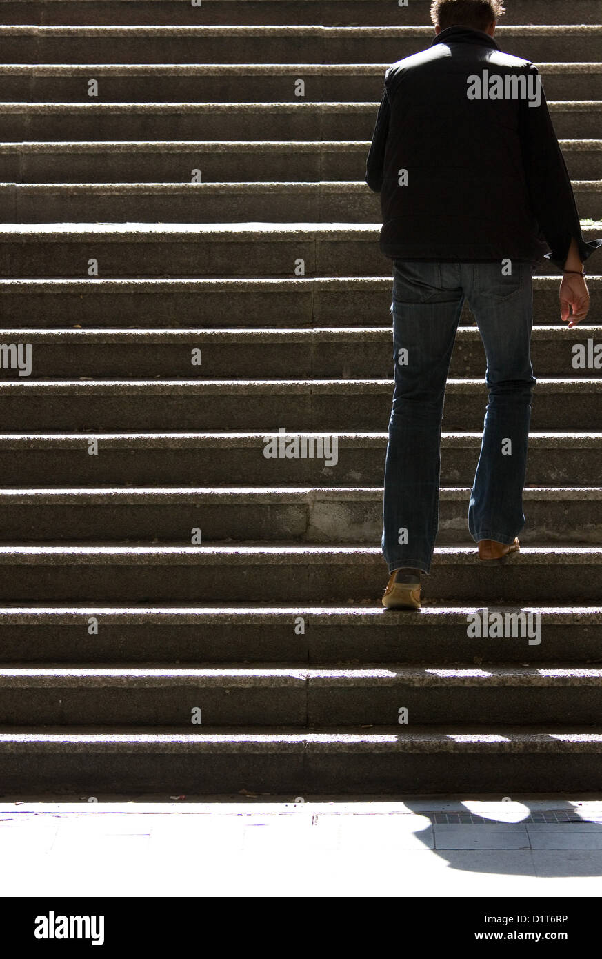 Stairs rise legs hi-res stock photography and images - Alamy