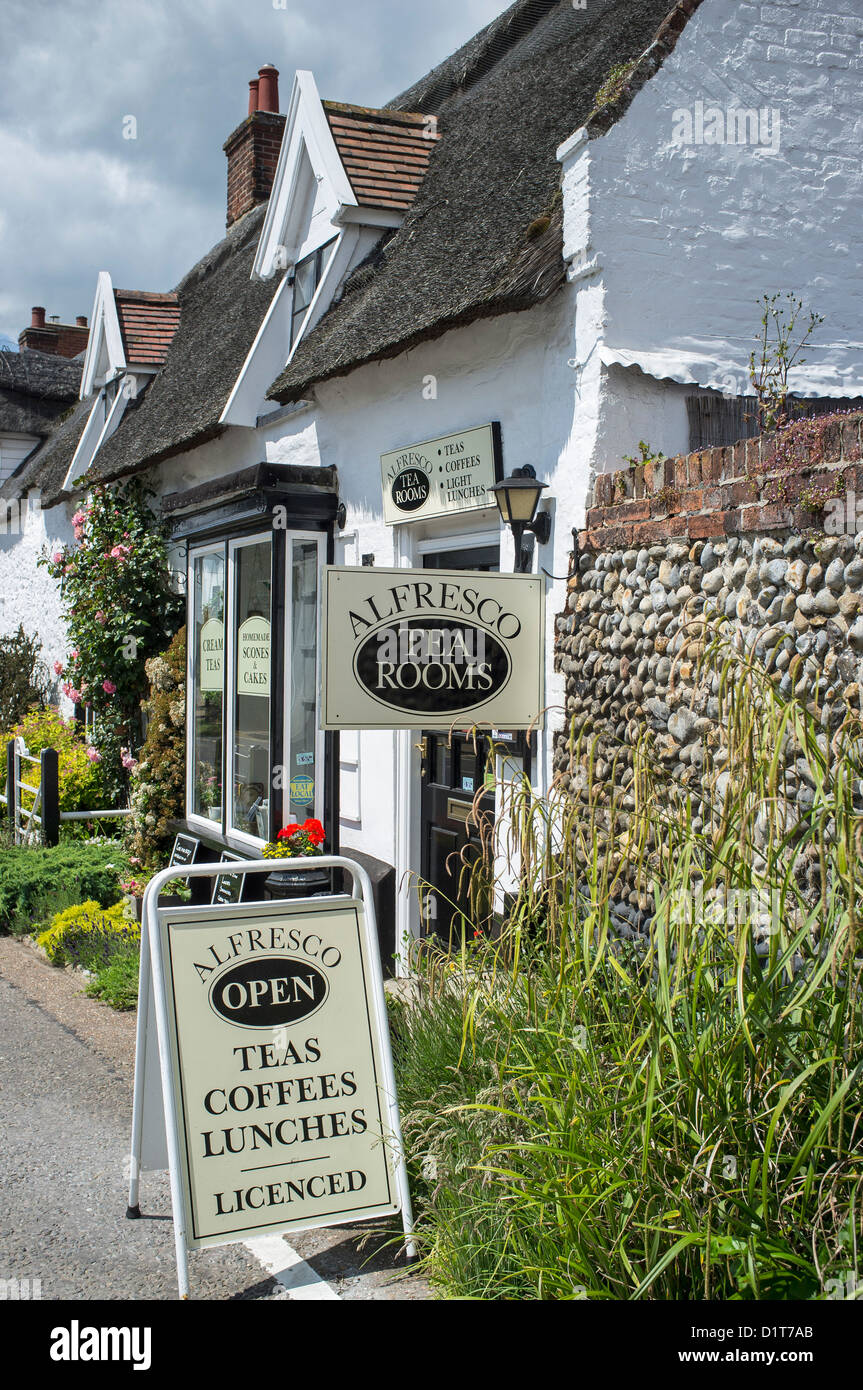 Tea Rooms In Ludham Village Norfolk Uk Stock Photo 52778387