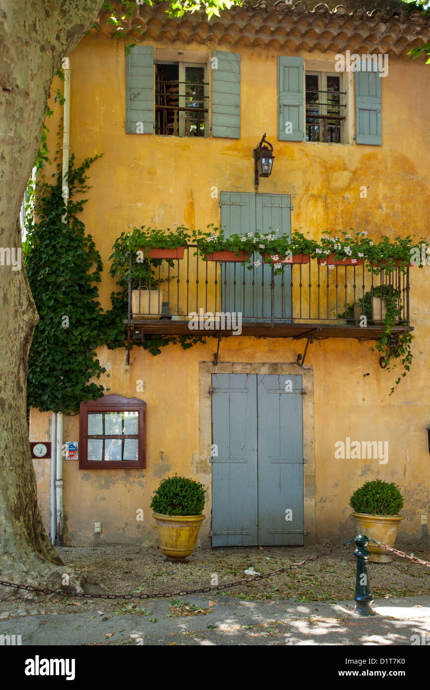 Home in Cucuron, Provence France Stock Photo